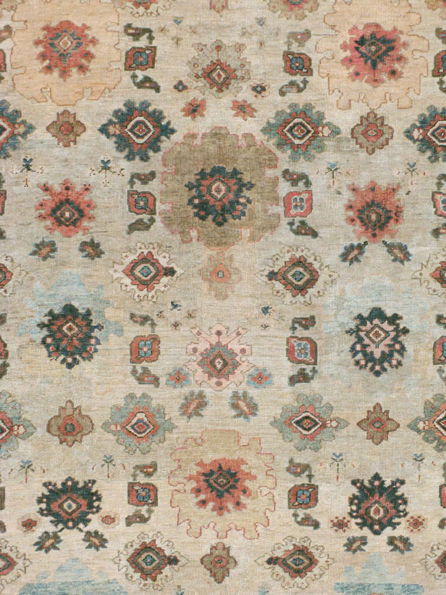 Antique Persian Mahal Carpet, No.22091 - Gss