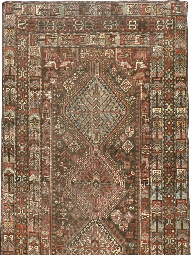 Vintage Persian Shiraz Runner, No.22093 - Gss
