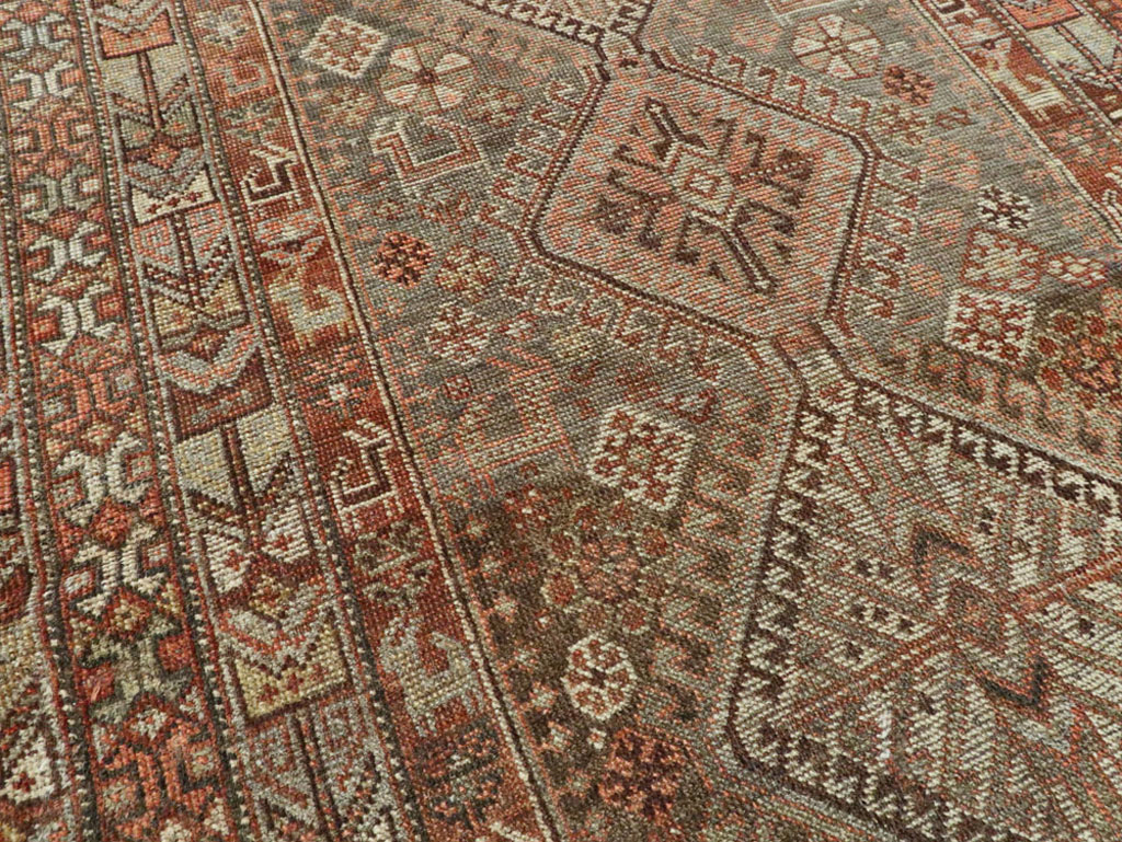 Vintage Persian Shiraz Runner, No.22093 - Gss