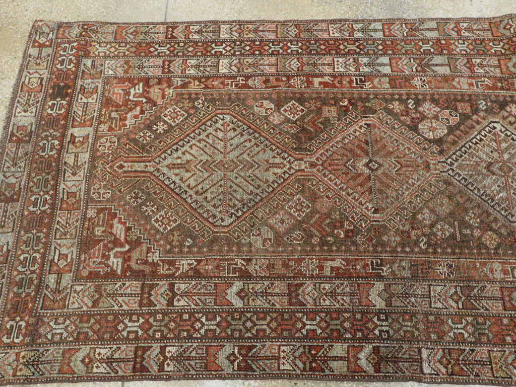 Vintage Persian Shiraz Runner, No.22093 - Gss