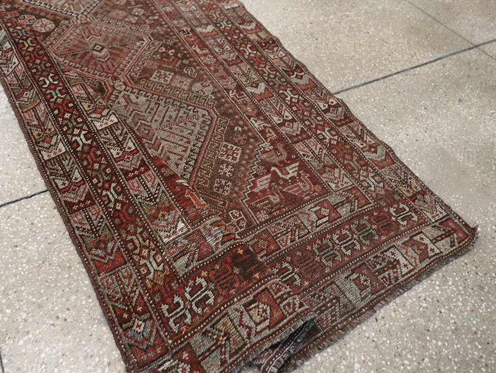 Vintage Persian Shiraz Runner, No.22093 - Gss