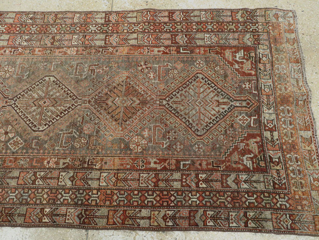 Vintage Persian Shiraz Runner, No.22093 - Gss
