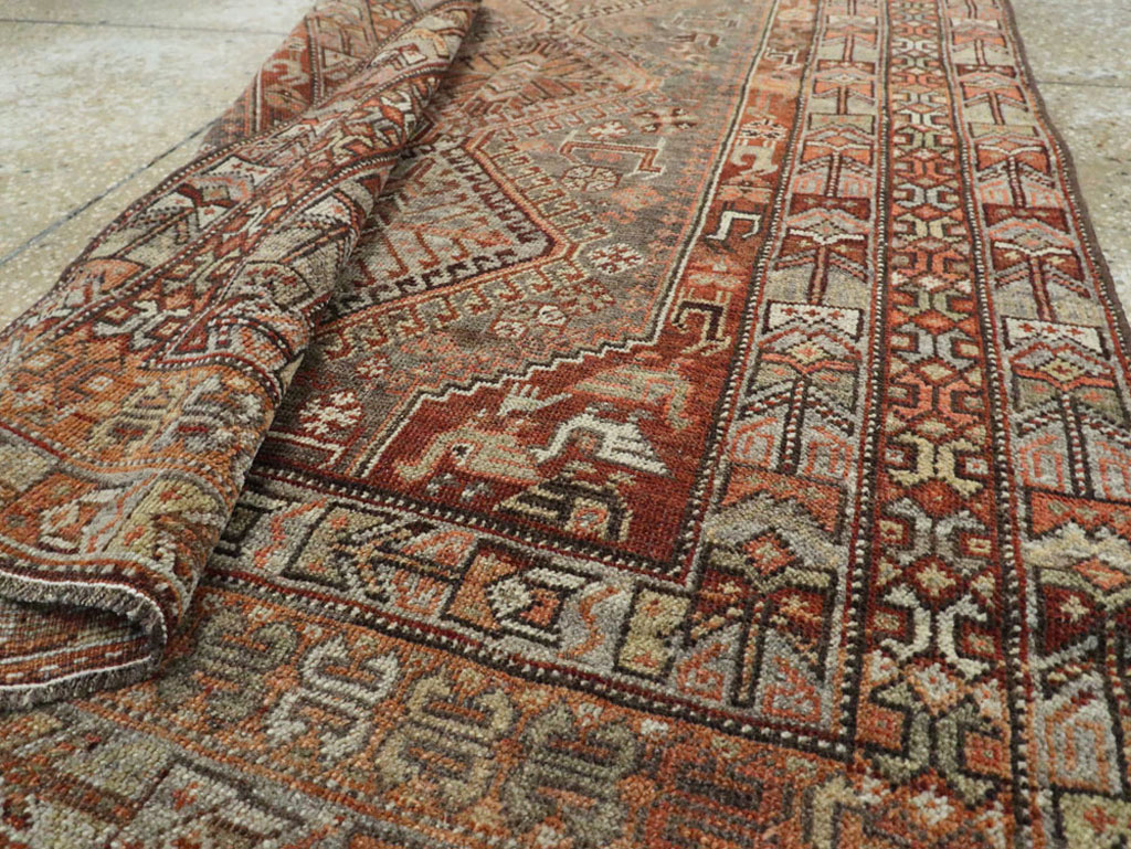 Vintage Persian Shiraz Runner, No.22093 - Gss