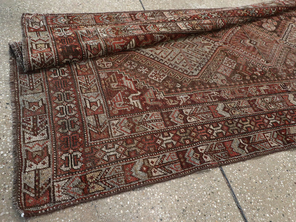 Vintage Persian Shiraz Runner, No.22093 - Gss