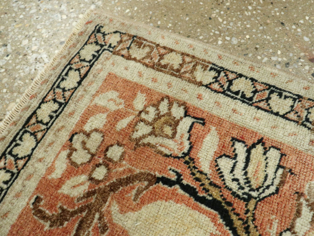 Antique Persian Tabriz Hagi Jalili Throw Rug, No.22096 - Gss