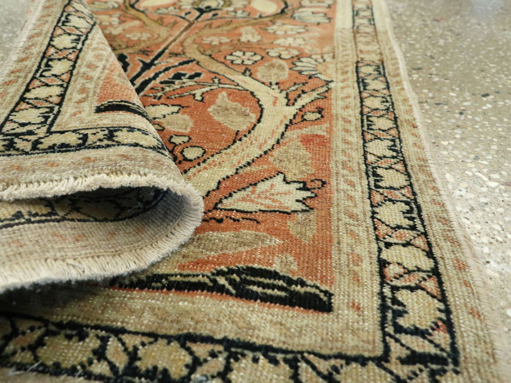 Antique Persian Tabriz Hagi Jalili Throw Rug, No.22096 - Gss