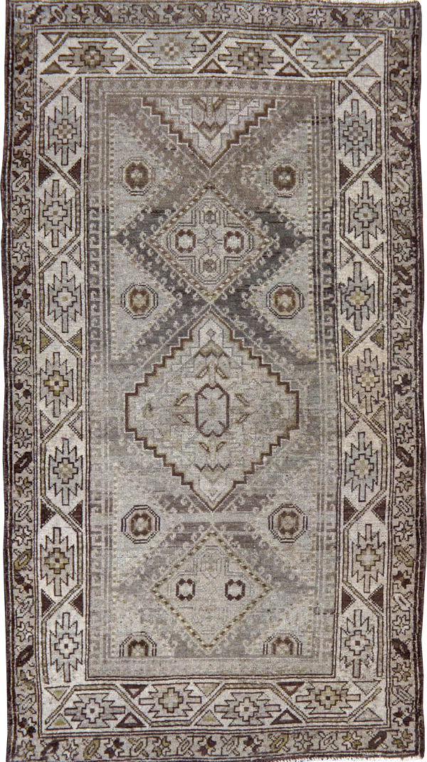 Vintage Persian Kurdish Rug, No.22098 - Gss