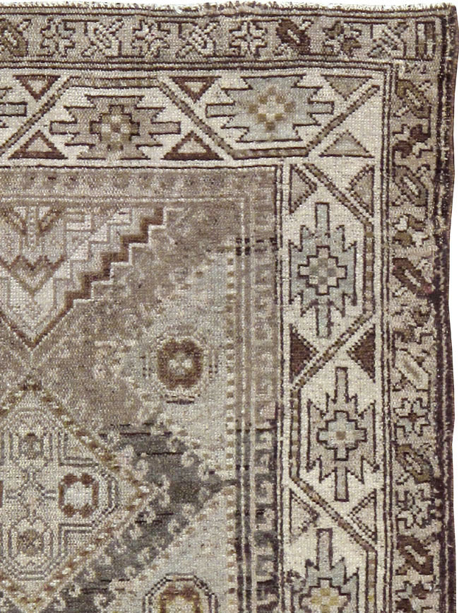 Vintage Persian Kurdish Rug, No.22098 - Gss