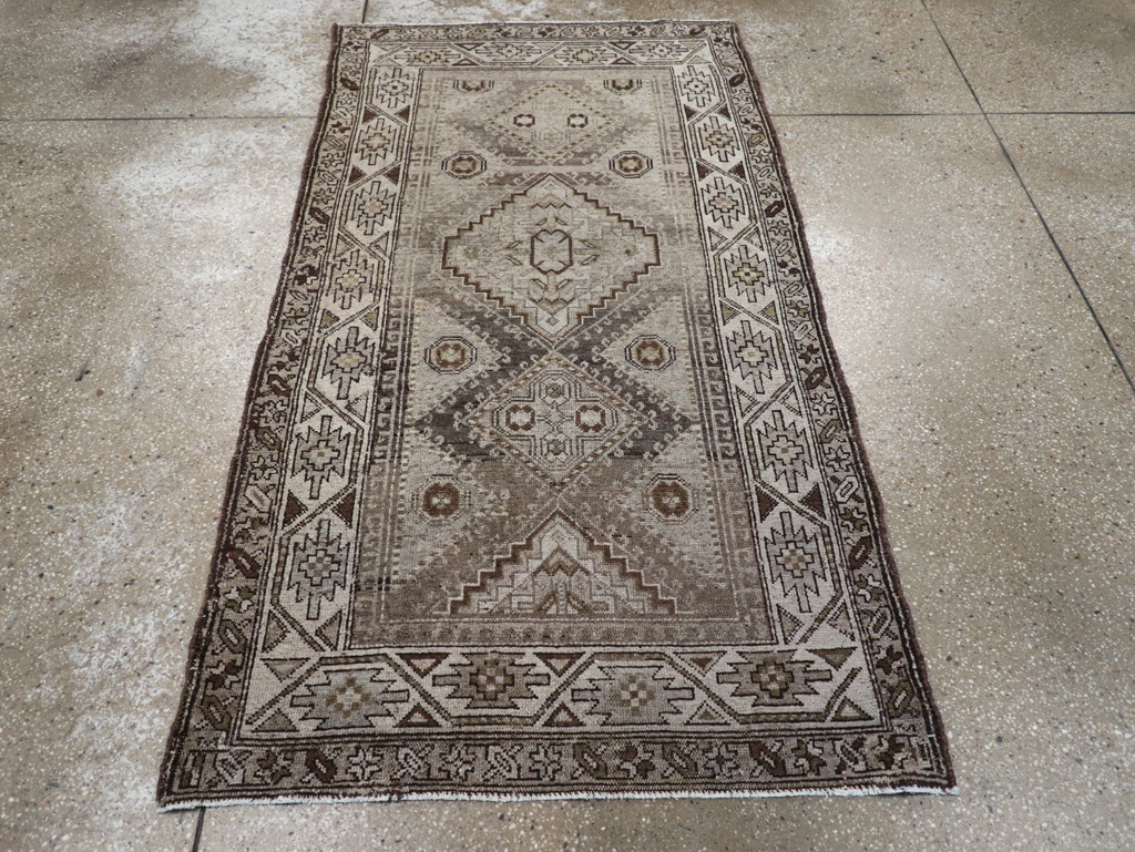 Vintage Persian Kurdish Rug, No.22098 - Gss
