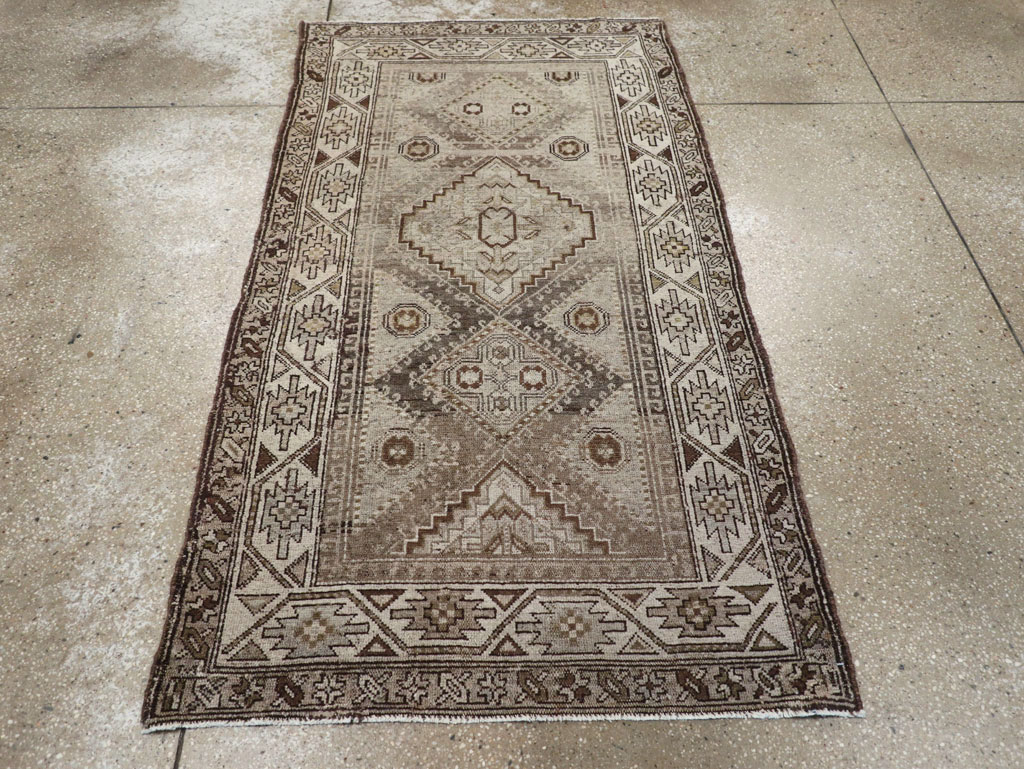 Vintage Persian Kurdish Rug, No.22098 - Gss