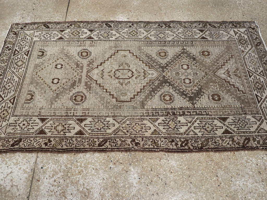 Vintage Persian Kurdish Rug, No.22098 - Gss