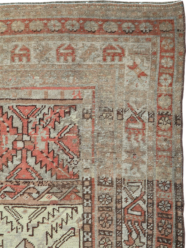 Antique Persian Kurd Bidjar Rug, No.22100 - Gss