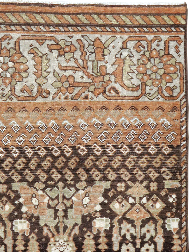 Antique Persian Malayer Sampler Rug, No.22101 - Gss