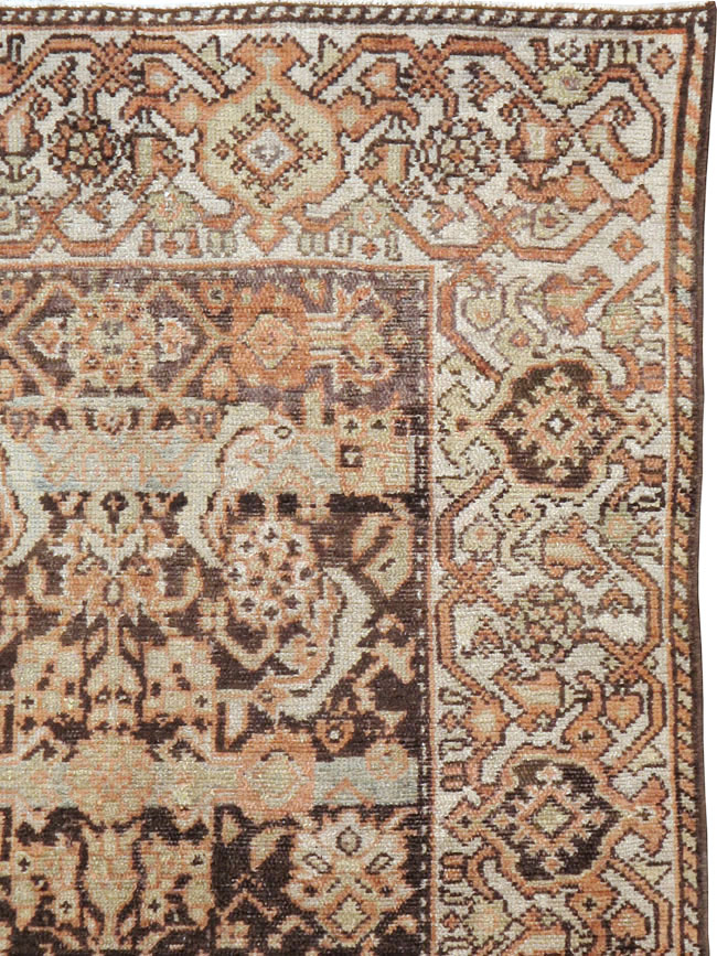Antique Persian Malayer Sampler Rug, No.22101 - Gss