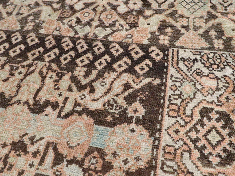 Antique Persian Malayer Sampler Rug, No.22101 - Gss