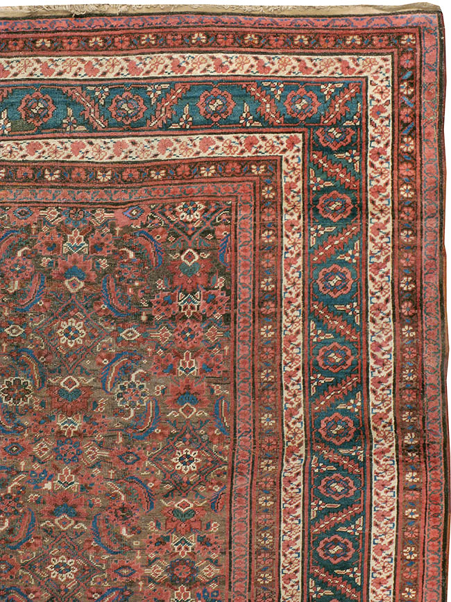 Antique Persian Bakshaish Carpet, No.22120 - Gss