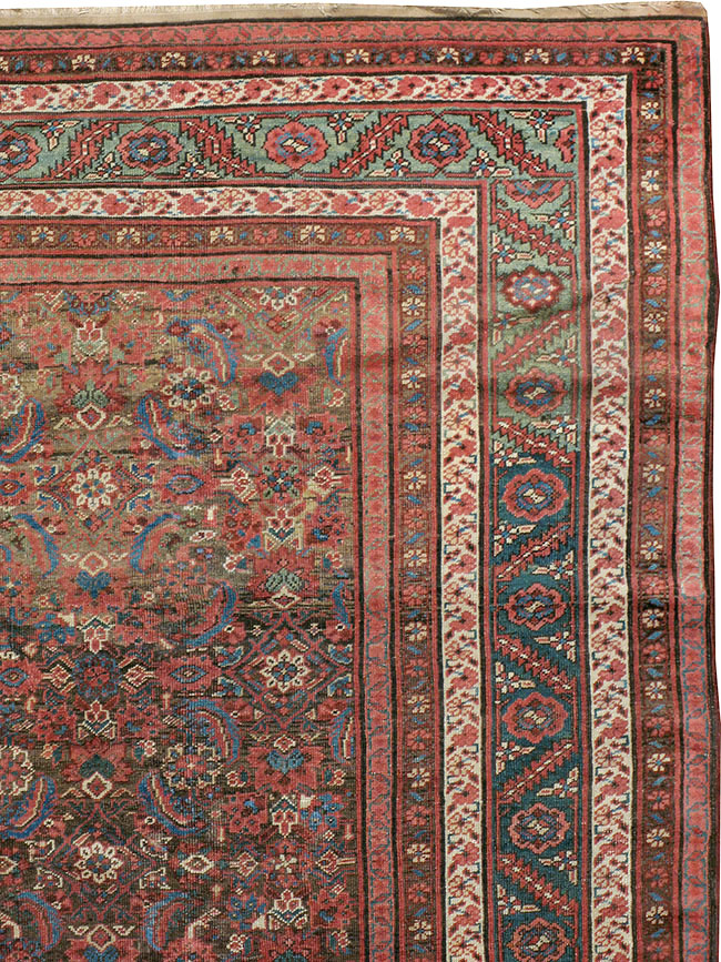 Antique Persian Bakshaish Carpet, No.22120 - Gss