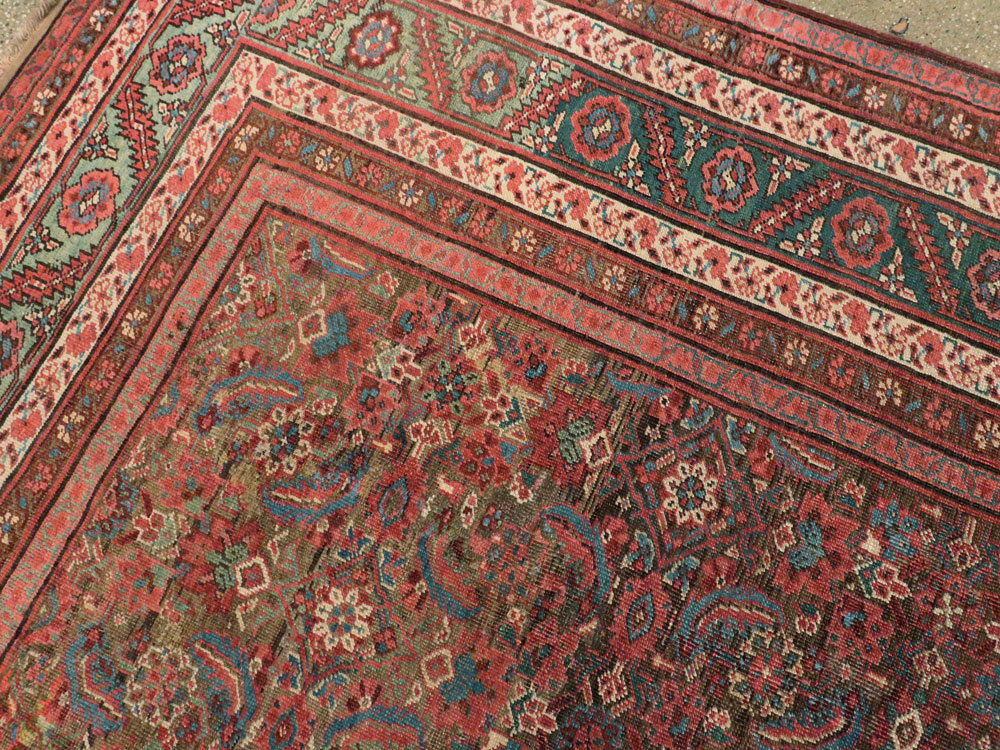 Antique Persian Bakshaish Carpet, No.22120 - Gss