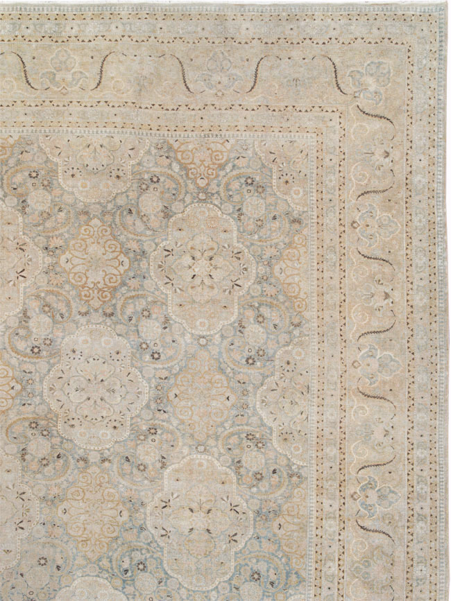 Vintage Persian Kashan Carpet, No.22122 - Gss