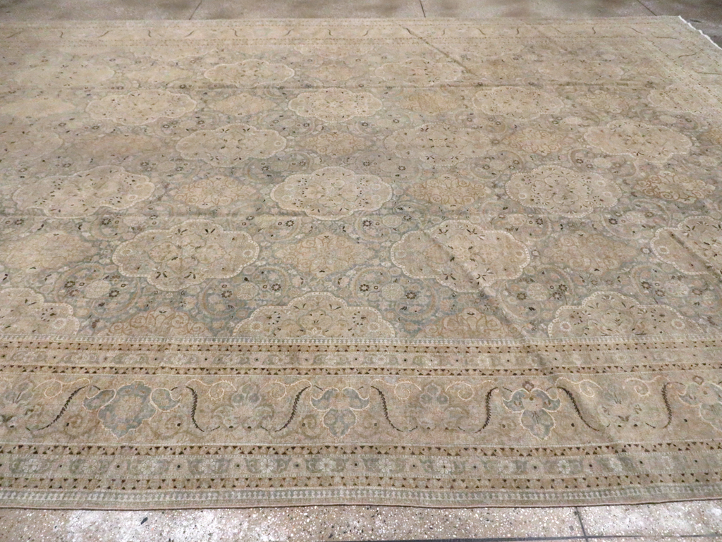 Vintage Persian Kashan Carpet, No.22122 - Gss