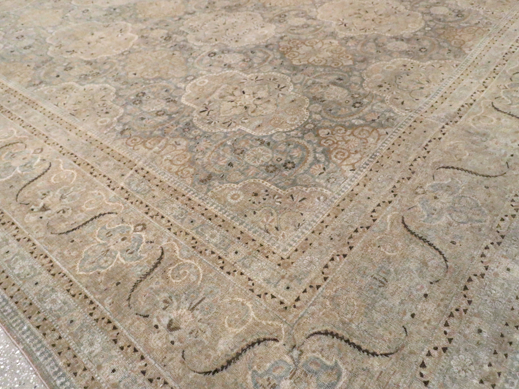 Vintage Persian Kashan Carpet, No.22122 - Gss