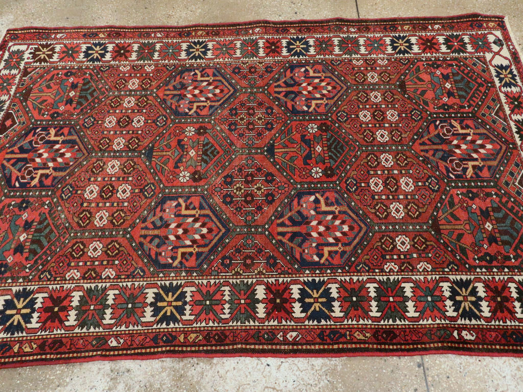 Vintage Persian Bakhtiari Rug, No.22139 - Gss