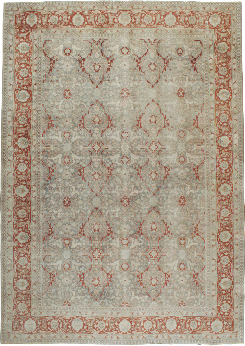 Antique Persian Tabriz Carpet, No.22141 - Gss