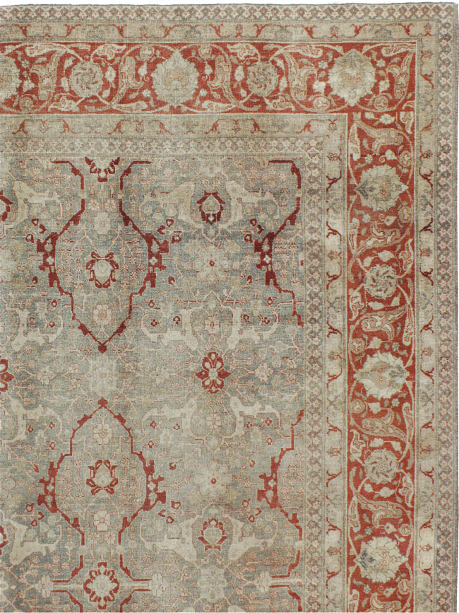 Antique Persian Tabriz Carpet, No.22141 - Gss