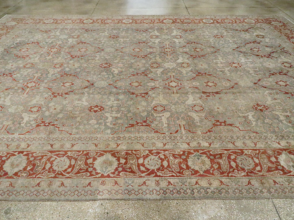 Antique Persian Tabriz Carpet, No.22141 - Gss