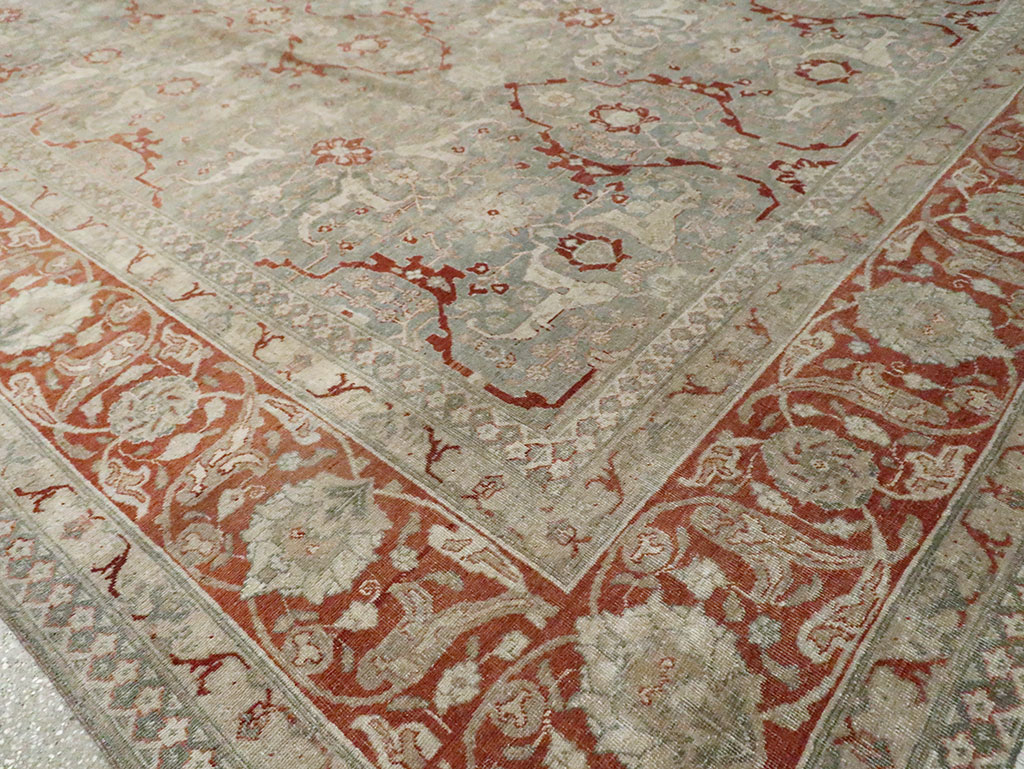 Antique Persian Tabriz Carpet, No.22141 - Gss