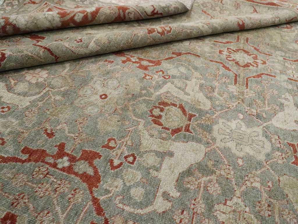 Antique Persian Tabriz Carpet, No.22141 - Gss