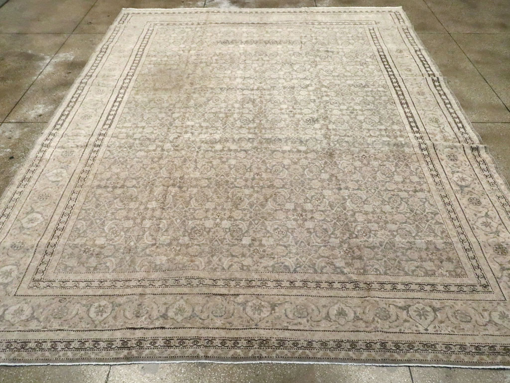 Antique Persian Tabriz Room Size CarpetCarpet, No.22142 - Gss