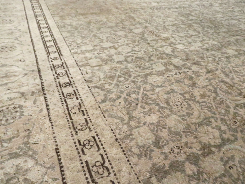 Antique Persian Tabriz Room Size CarpetCarpet, No.22142 - Gss