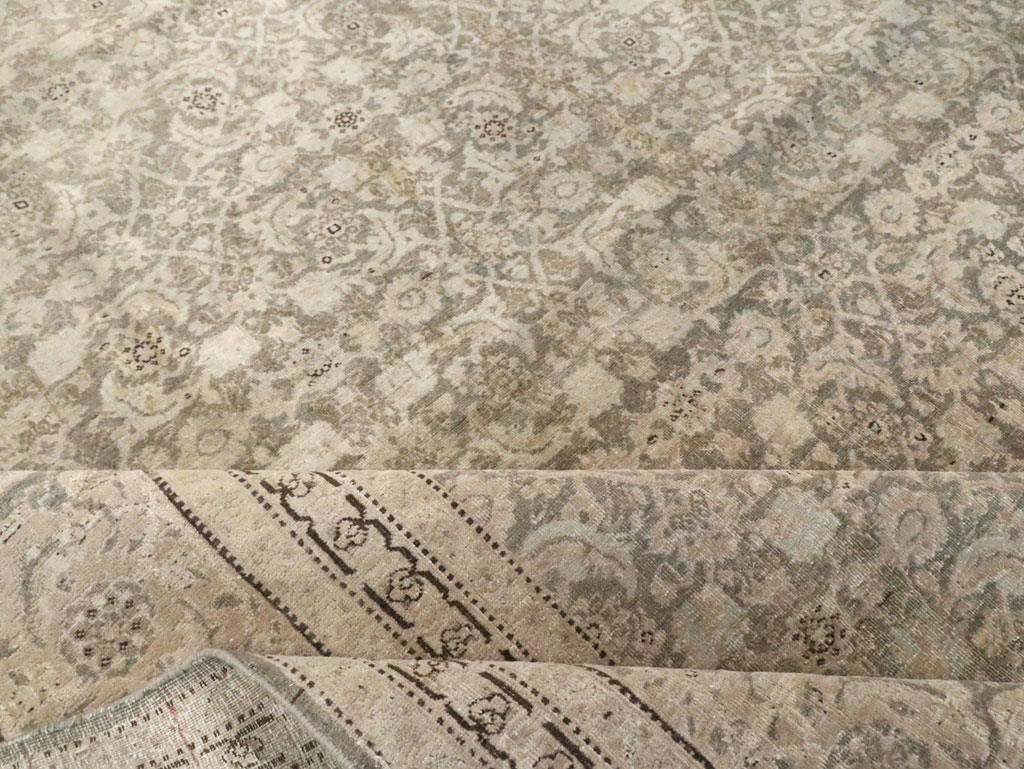 Antique Persian Tabriz Room Size CarpetCarpet, No.22142 - Gss