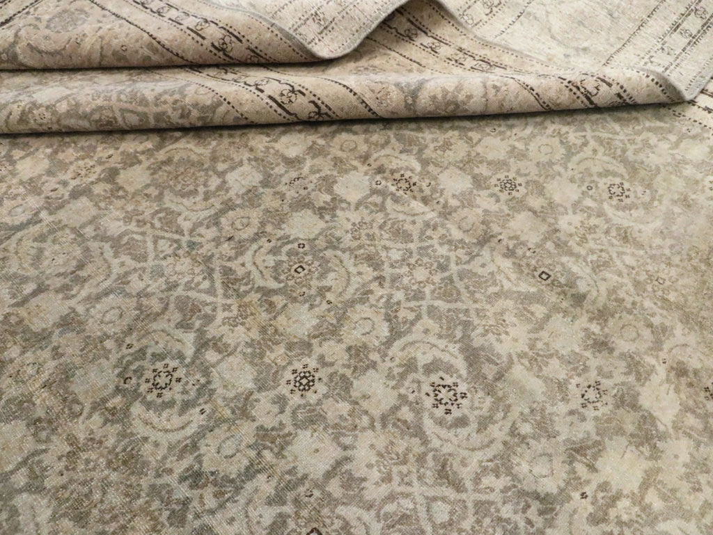 Antique Persian Tabriz Room Size CarpetCarpet, No.22142 - Gss