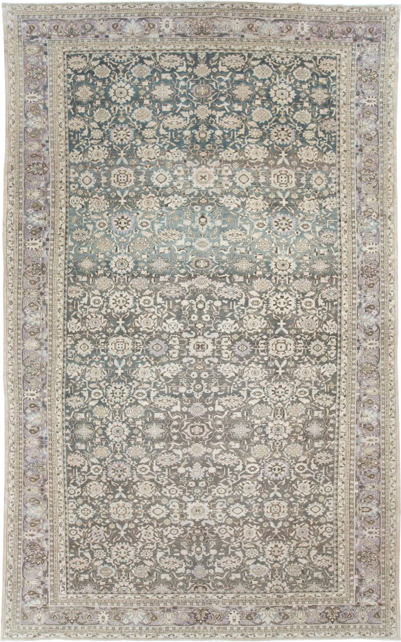 Vintage Persian Malayer Large Room Size Carpet, No.22145 - Gss