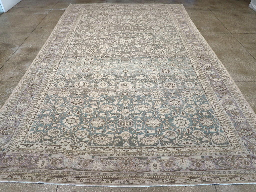 Vintage Persian Malayer Large Room Size Carpet, No.22145 - Gss