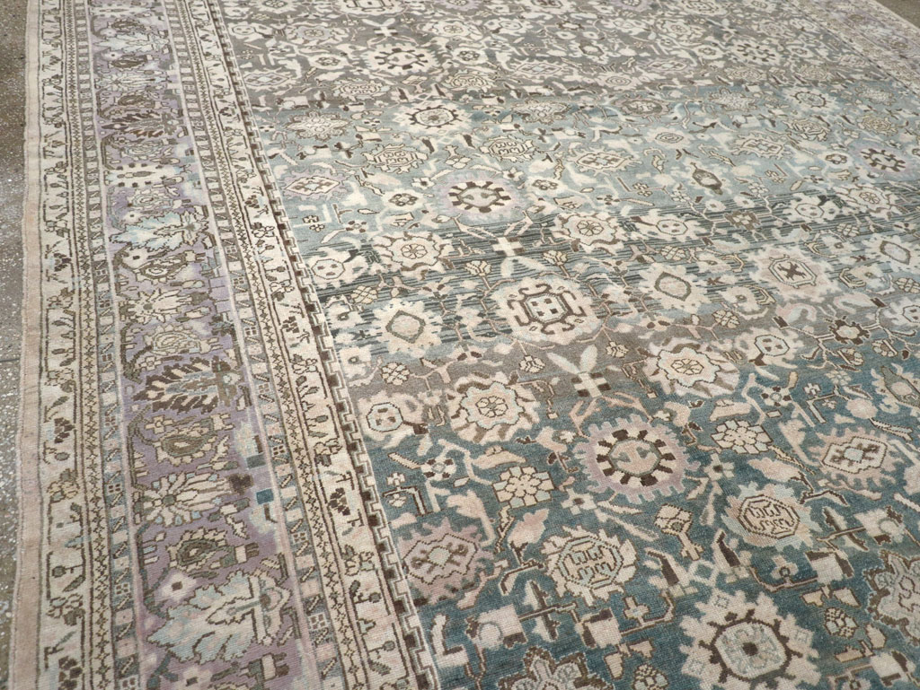 Vintage Persian Malayer Large Room Size Carpet, No.22145 - Gss