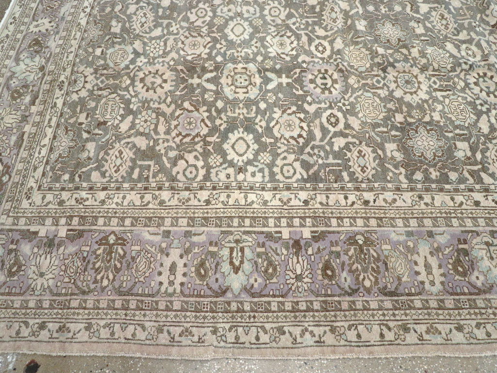 Vintage Persian Malayer Large Room Size Carpet, No.22145 - Gss