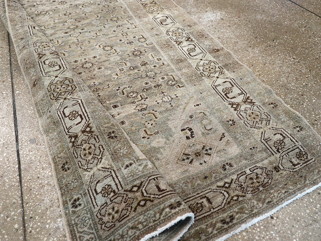 Vintage Persian Malayer Runner, No.22146 - Gss
