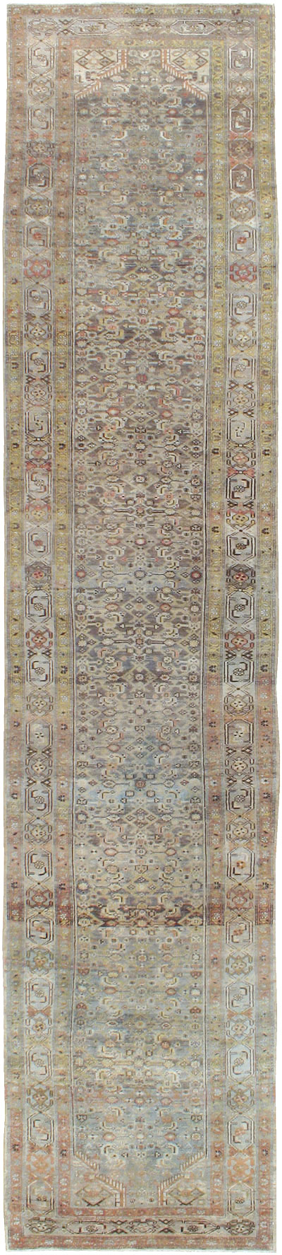 Vintage Persian Malayer Runner, No.22147 - Gss