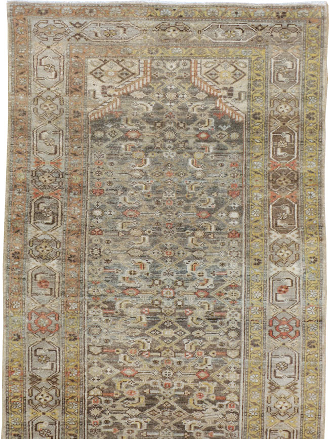 Vintage Persian Malayer Runner, No.22147 - Gss