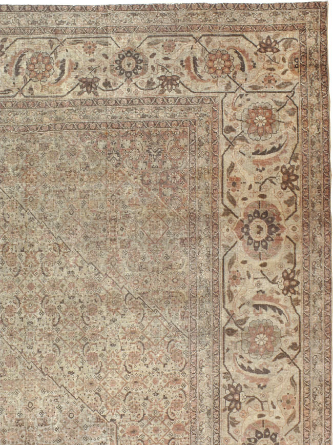 Antique Persian Tabriz Carpet, No.22148 - Gss
