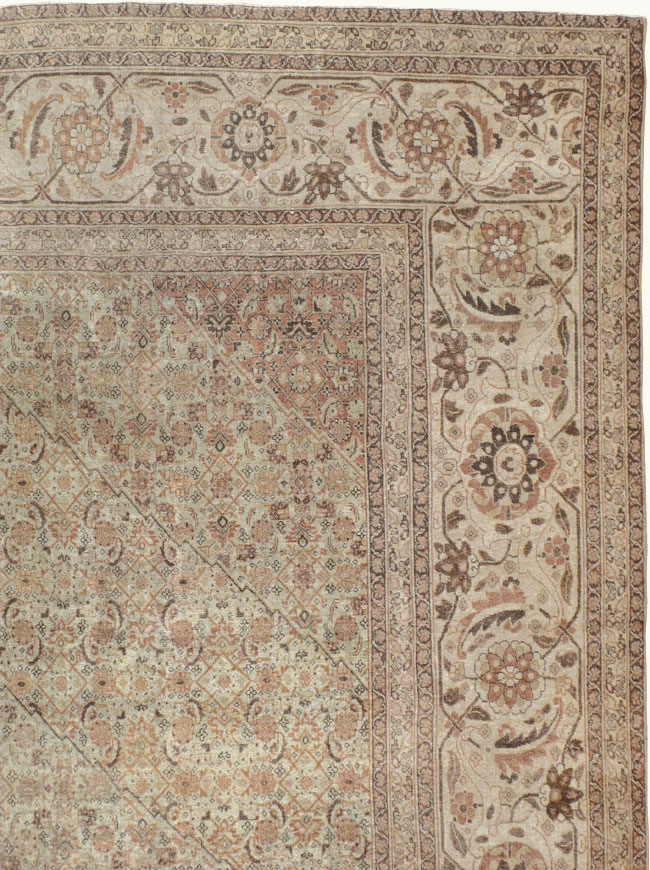 Antique Persian Tabriz Carpet, No.22148 - Gss