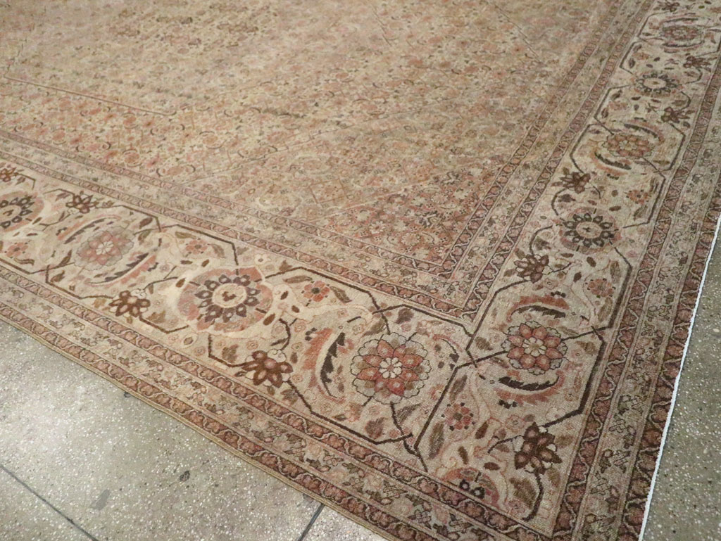 Antique Persian Tabriz Carpet, No.22148 - Gss