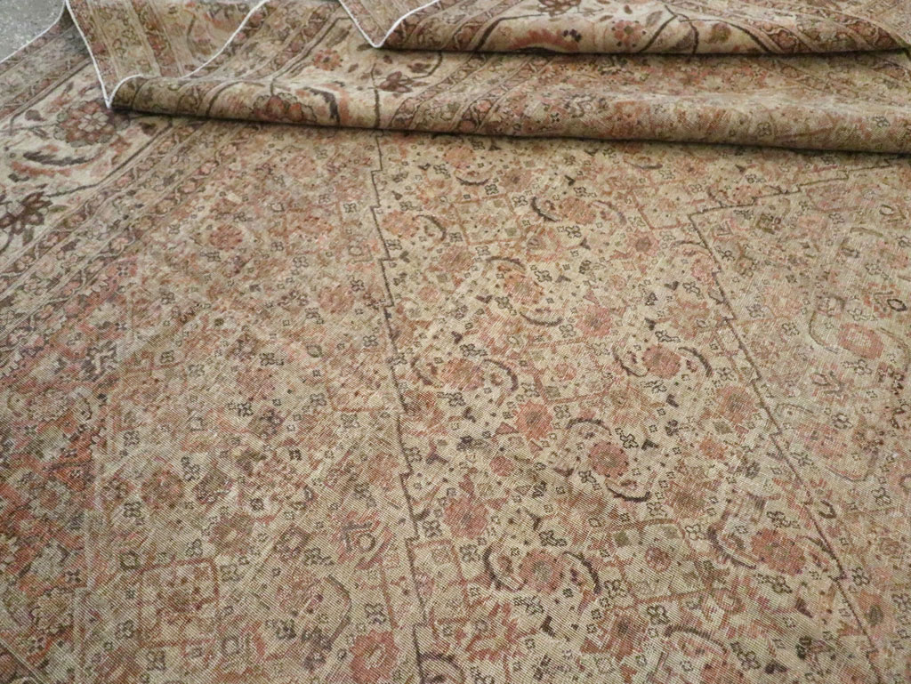 Antique Persian Tabriz Carpet, No.22148 - Gss