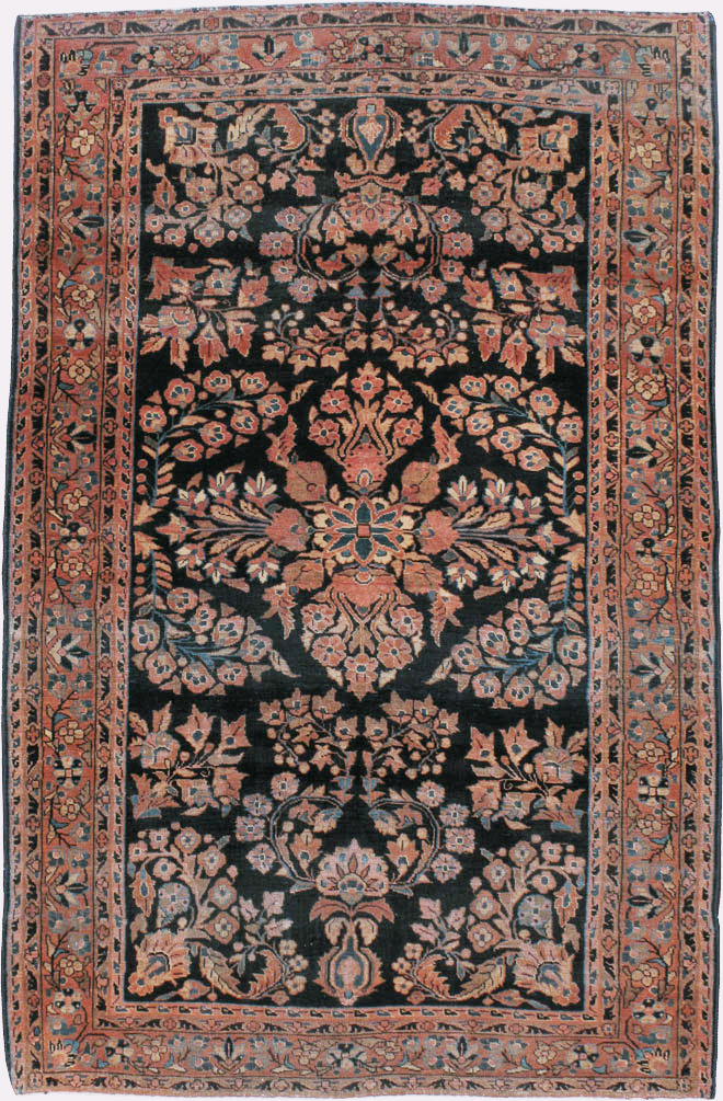 Vintage Persian Sarouk Rug, No.22161 - Gss