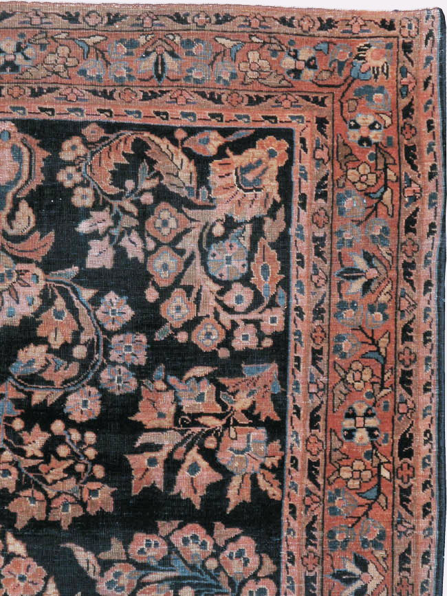Vintage Persian Sarouk Rug, No.22161 - Gss
