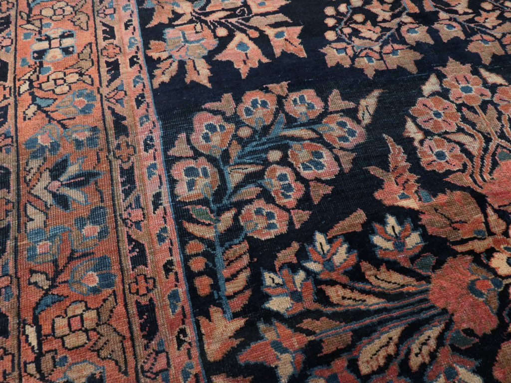 Vintage Persian Sarouk Rug, No.22161 - Gss