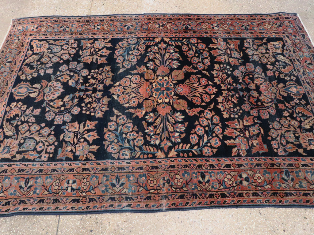Vintage Persian Sarouk Rug, No.22161 - Gss